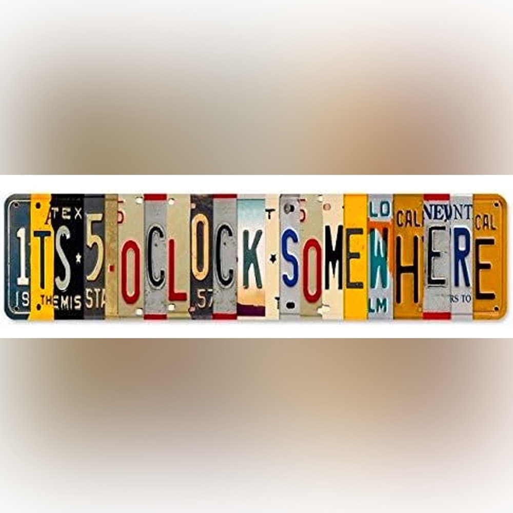 Price is per letter. Custom license plate signs. Picture is a sample. - Picture 1 of 1